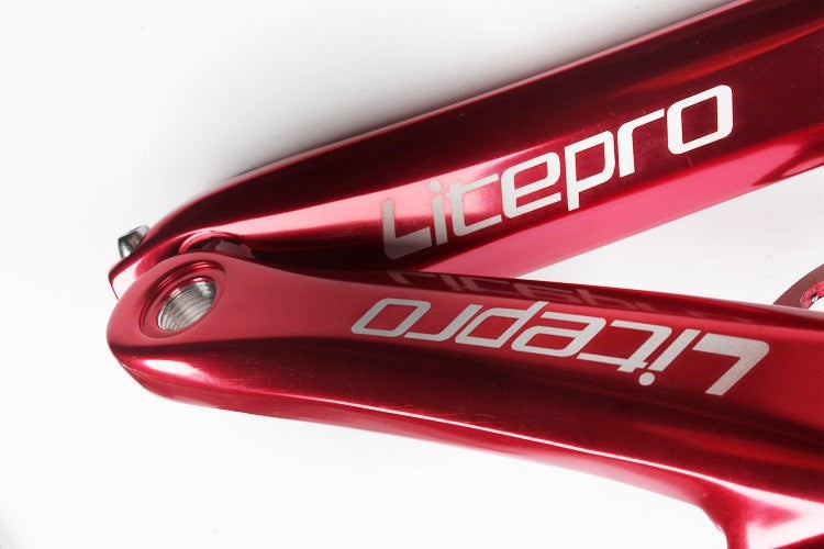 170mm Aluminum Crankset with 130BCD for Folding Road Bikes