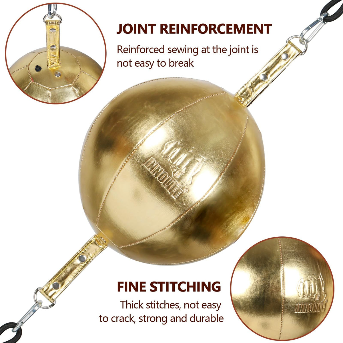 Double End Punching Bag Kit with Speed Ball & Accessories - Boxing Training Equipment