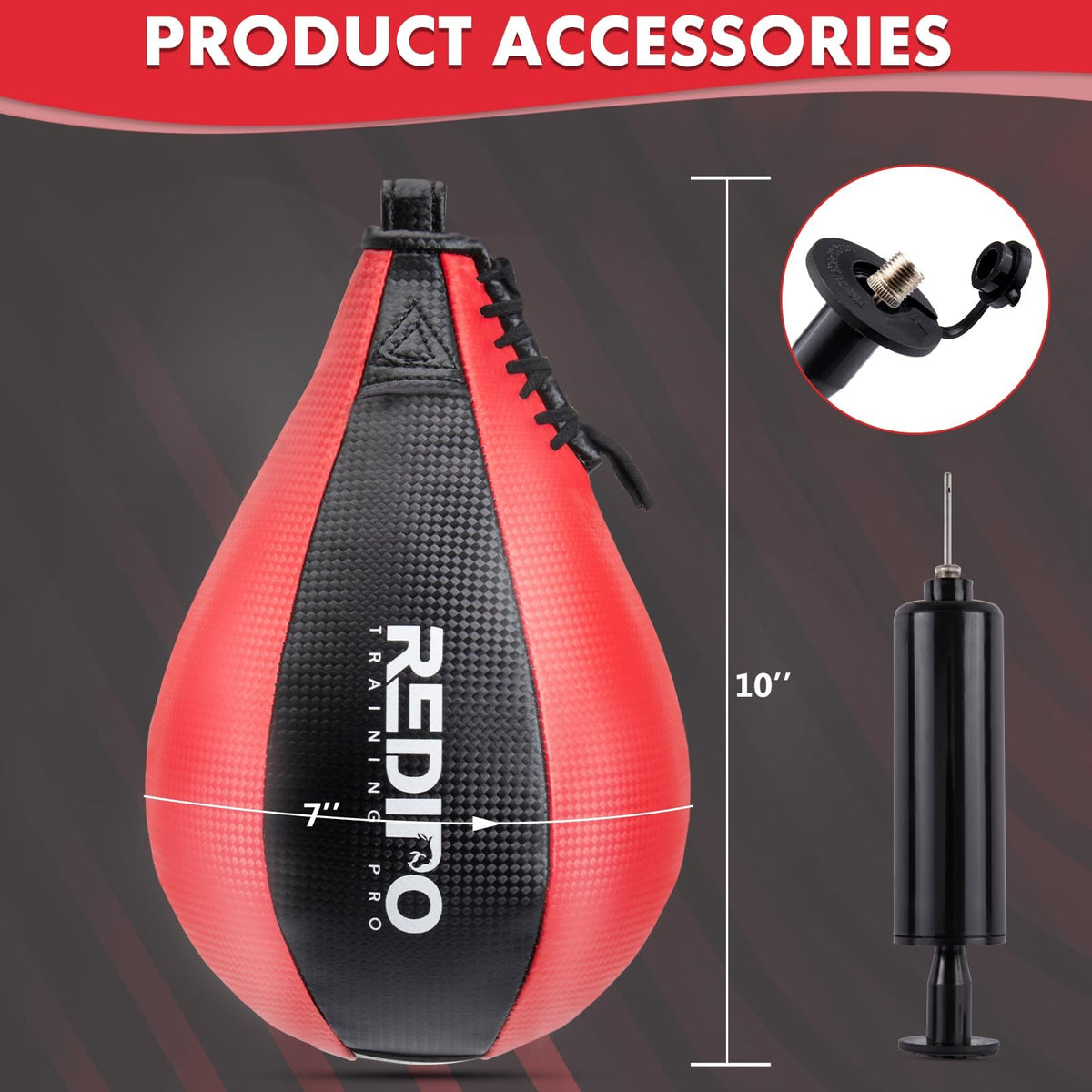PU Leather Boxing Speed Bag for MMA Training Reflex Ball Gym Equipment