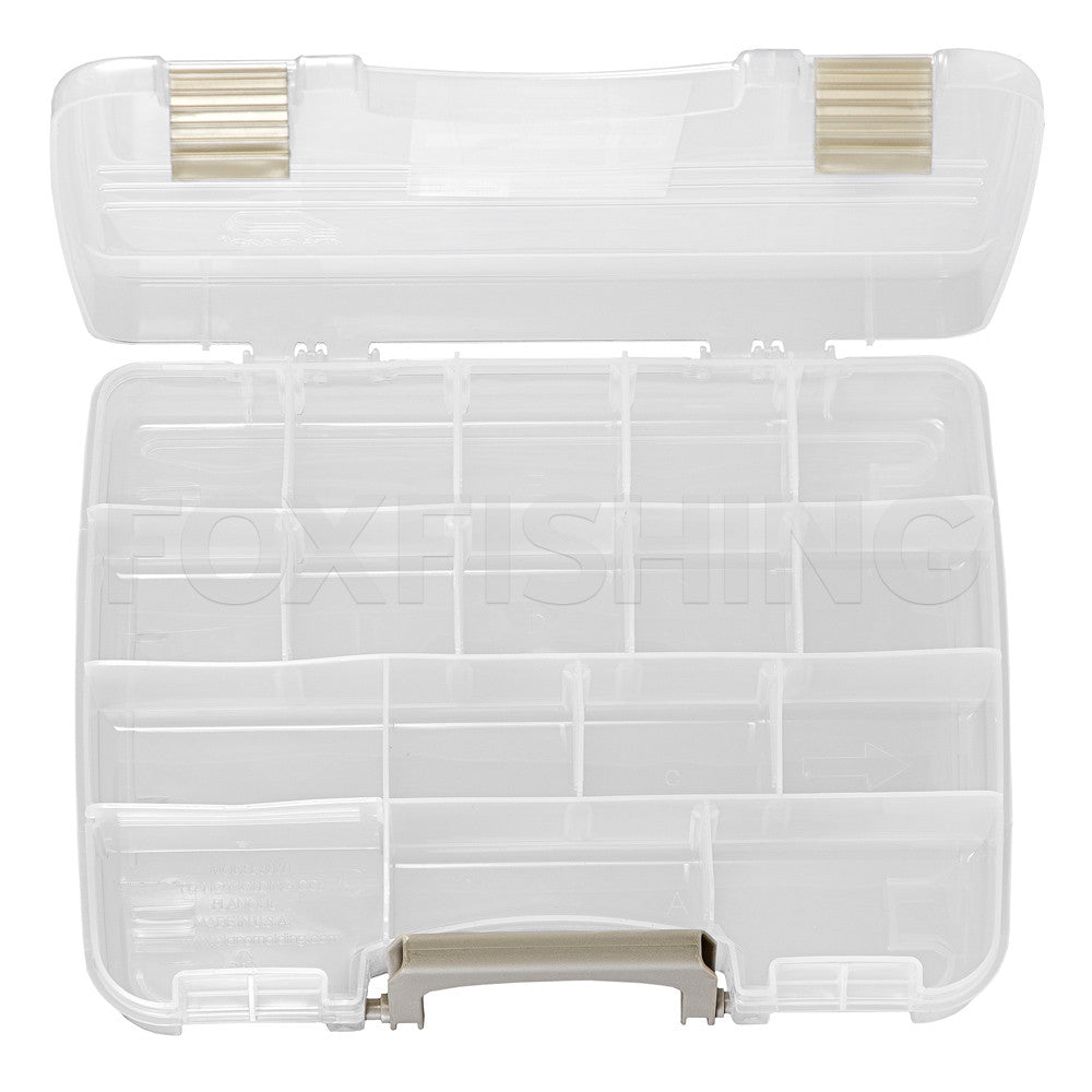 Adjustable Tackle Box with 5 to 17 Compartments, Connectable Fishing Storage