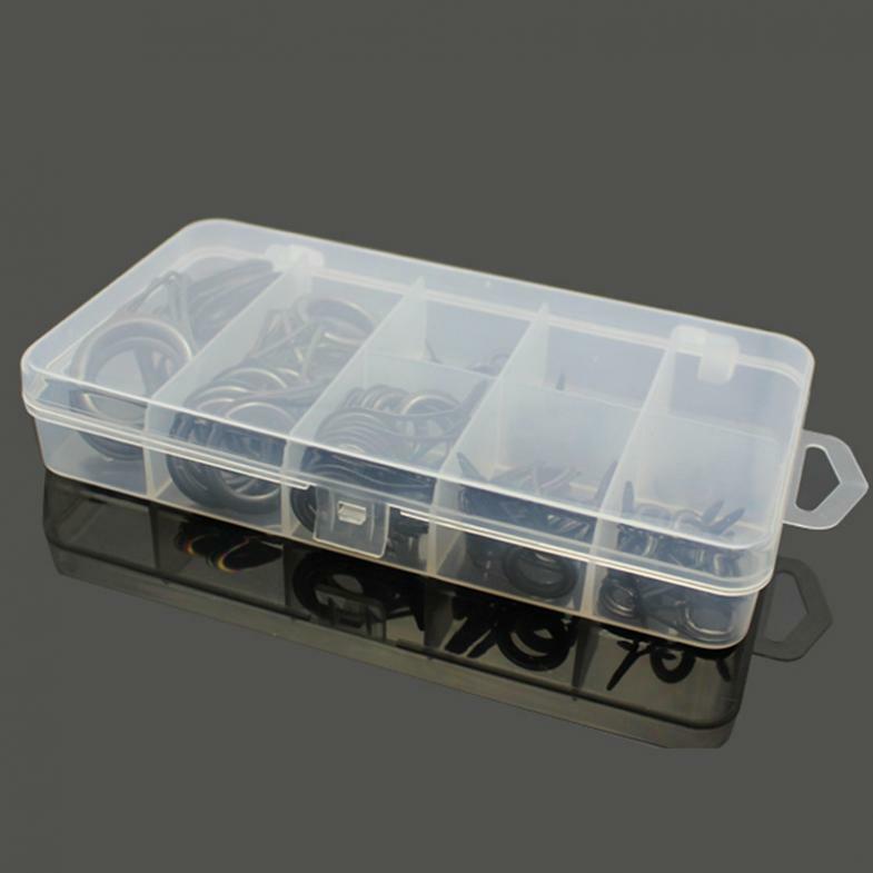 75PCS Fishing Rod Guide Tips Set - Ceramic & Steel Line Repair Kit
