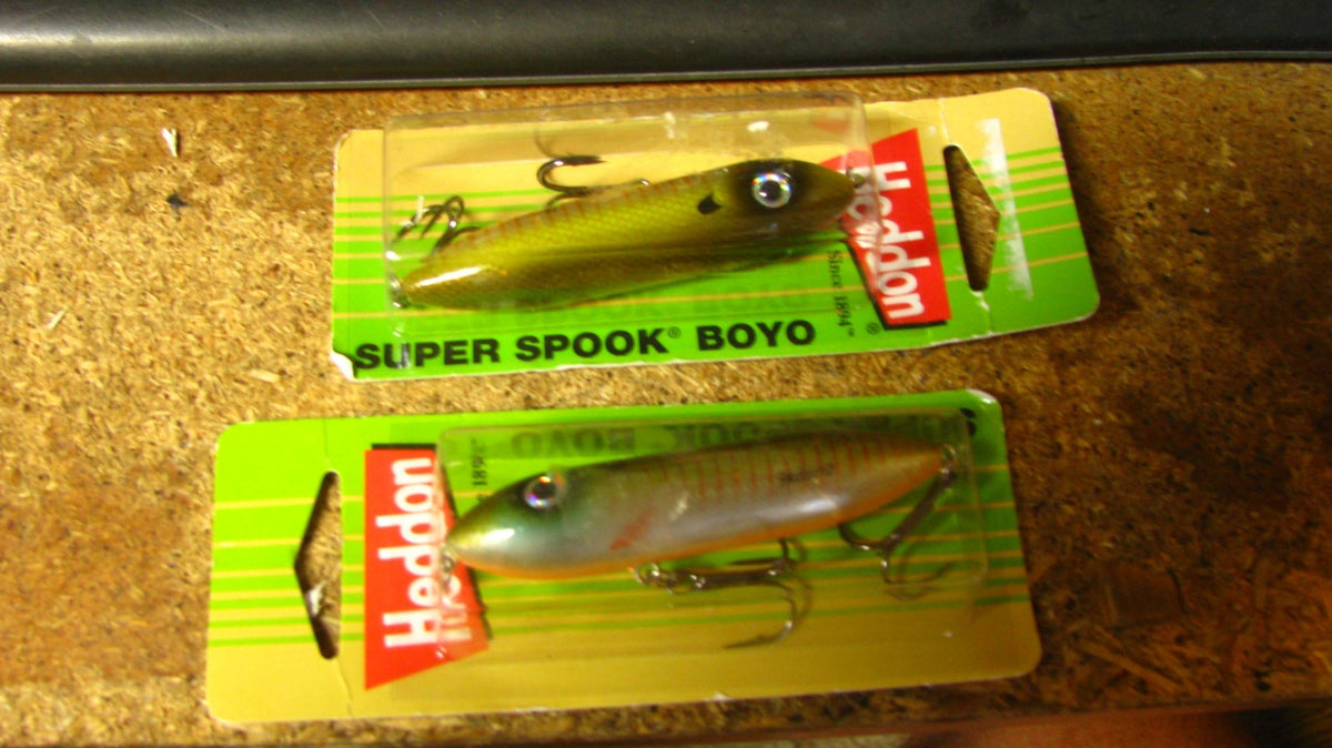 Heddon Topwater Super Spook Boyos 3-Inch 3/8 Oz Bluegill Fry Lure Set