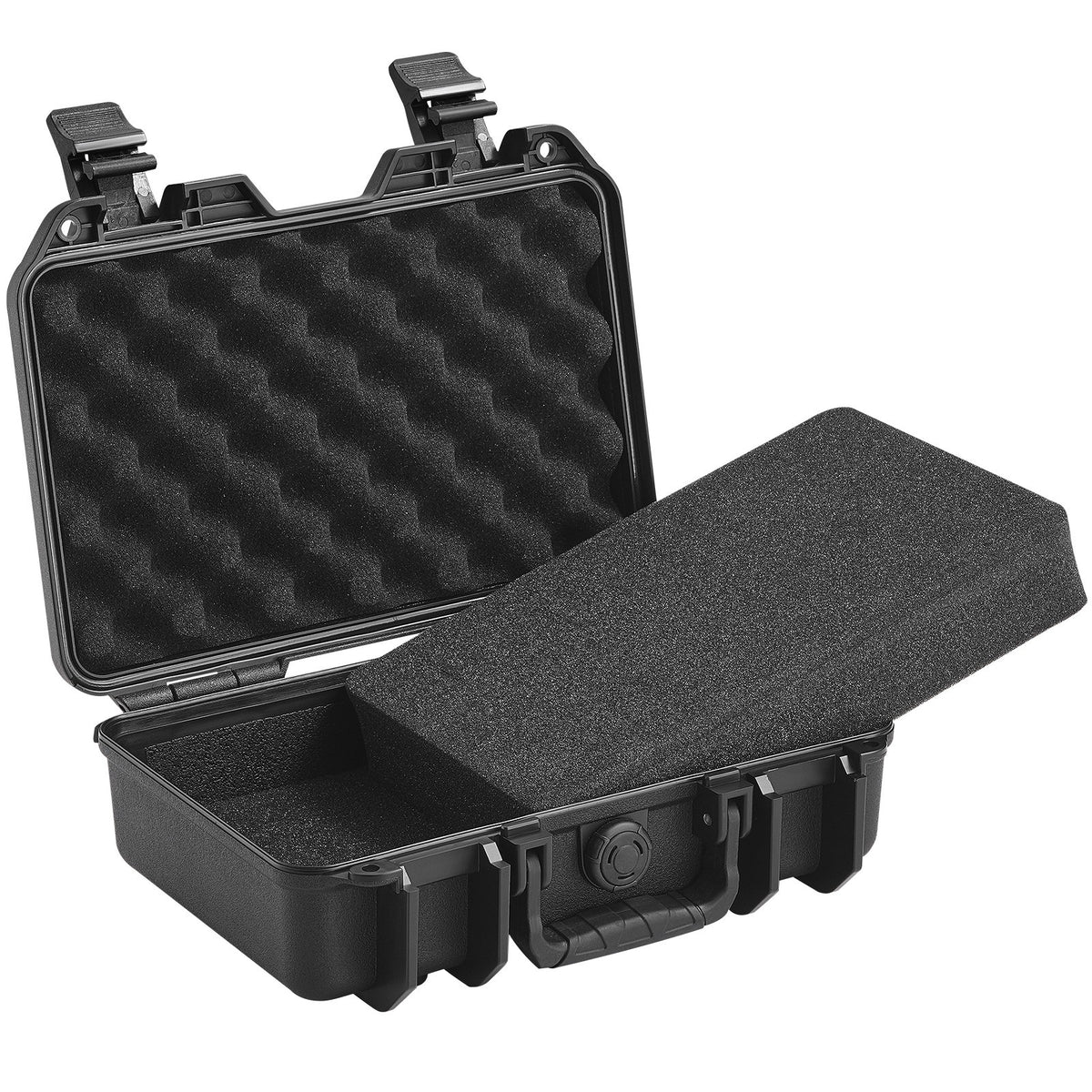 Waterproof Hard Pistol Case with Pre-Cut Foam Lockable TSA Approved for Firearms
