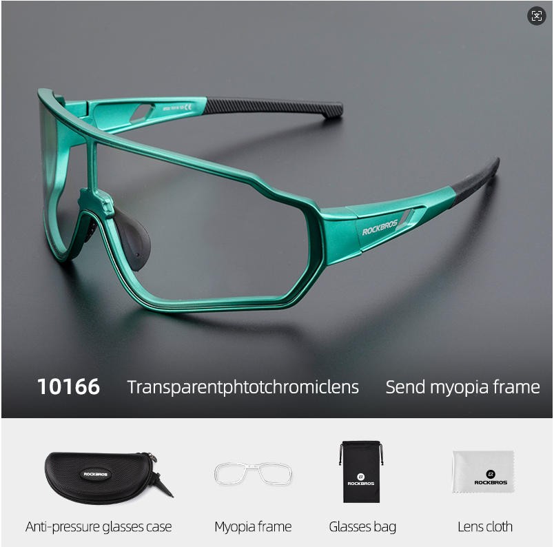 Polarized Cycling Sunglasses Windproof Men's Bike Goggles