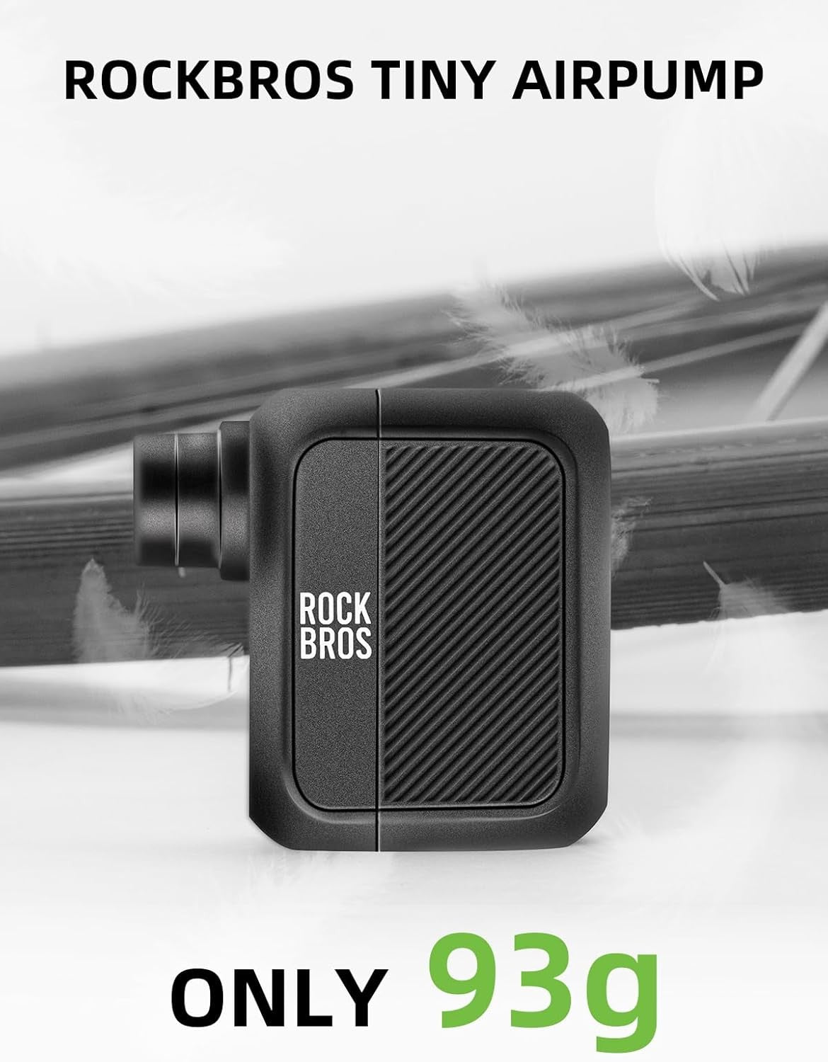 Mini Electric Bike Pump Portable 100 PSI Tire Inflator USB Rechargeable