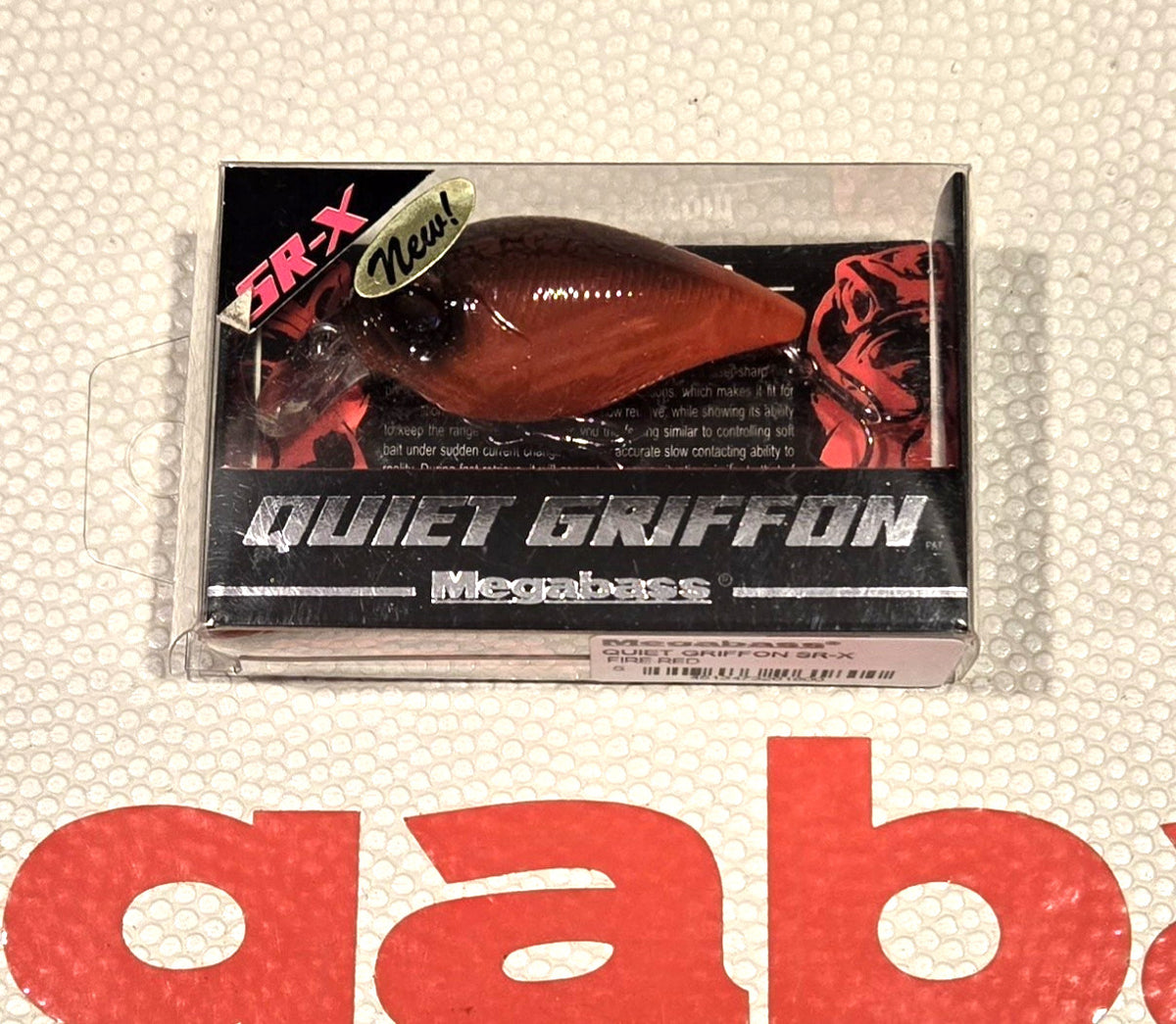 Megabass SR-X QUIET Griffon Fire Red Fishing Lure - Tough Color, NIP, Free Shipping