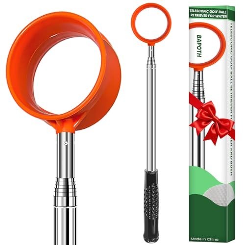 Telescopic Golf Ball Retriever 5.9ft to 15ft Lightweight Rustproof Steel
