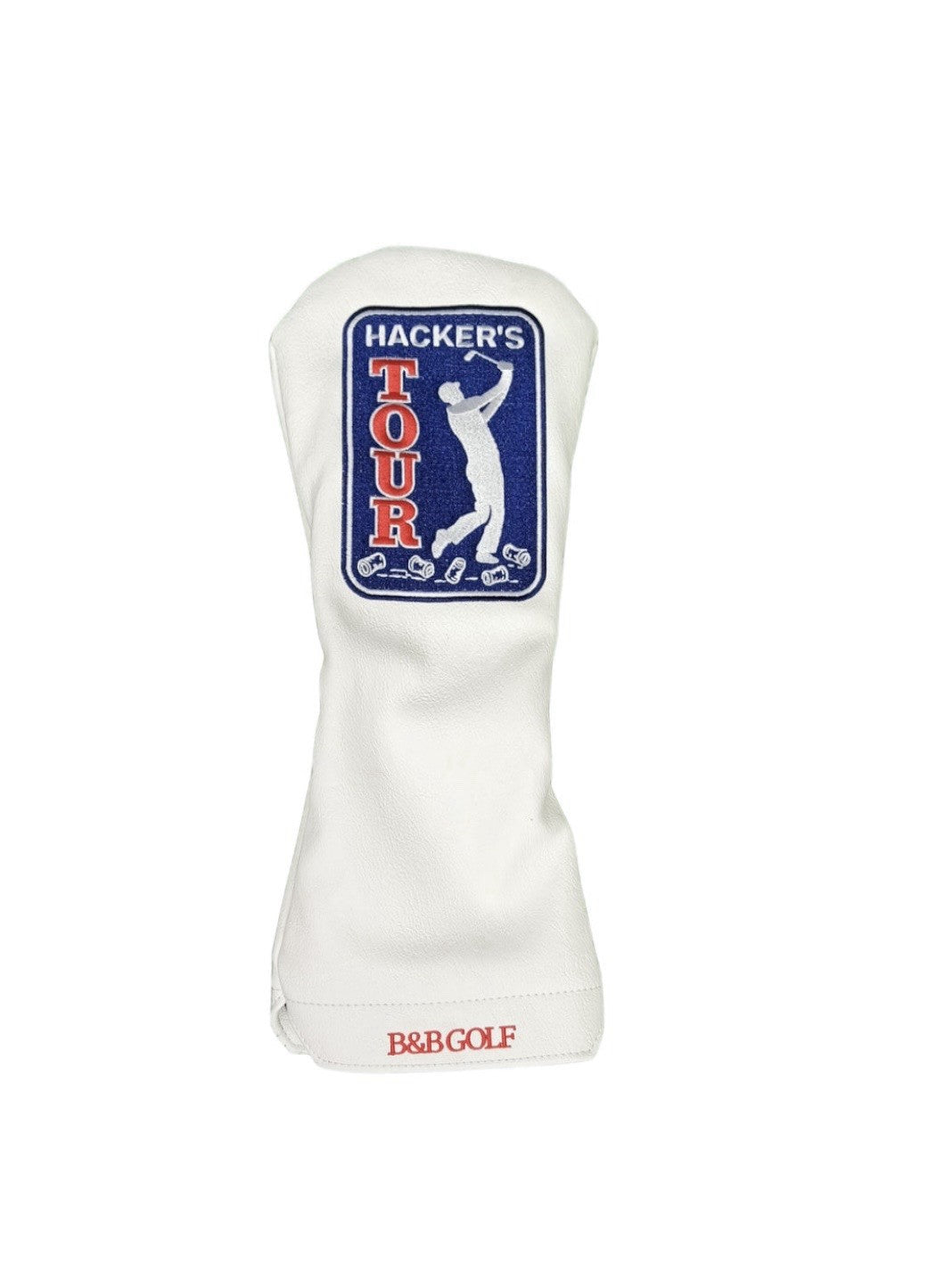 Golf Driver Headcover Hackers Tour Premium Synthetic Leather Protects Clubs