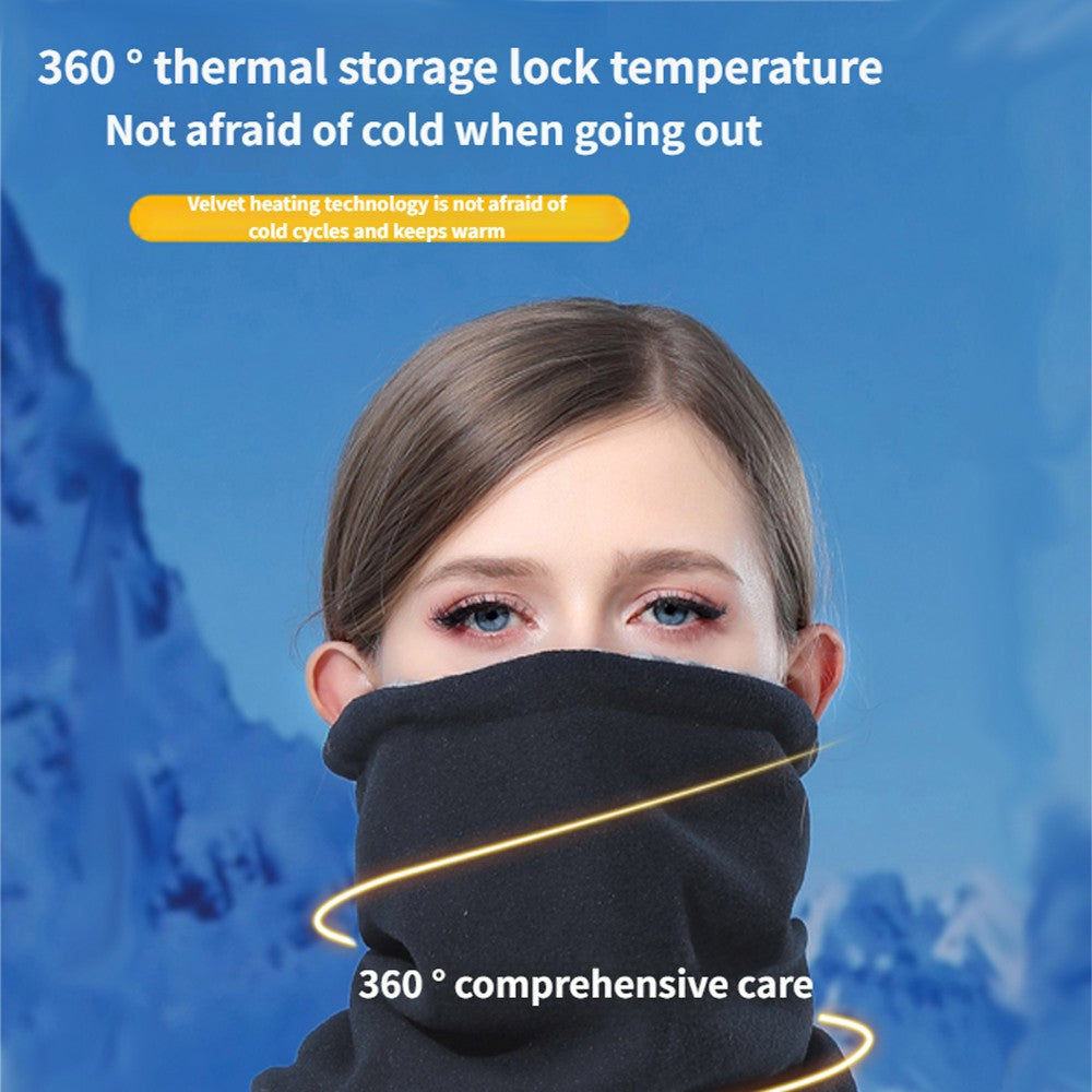 Thermal Fleece Neck Warmer Gaiter for Winter Sports and Outdoor Activities
