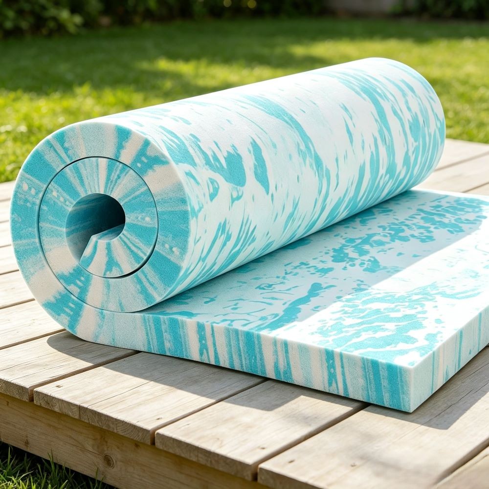 Camping Sleeping Pad with Cooling Gel Infused Memory Foam - Multiple Sizes