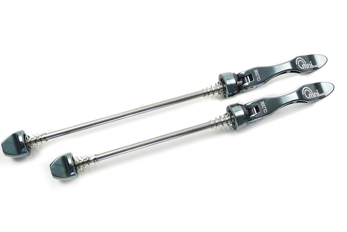 Lightweight Bicycle Wheel Skewers Set for Road & Mountain Bikes - Stainless Steel