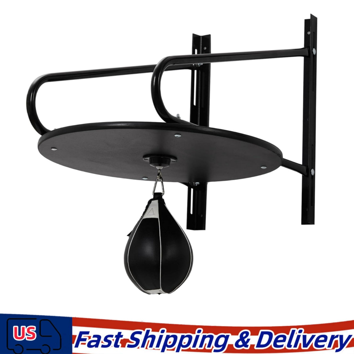 Wall Mounted Speed Bag Platform with Adjustable Height for Boxing Training