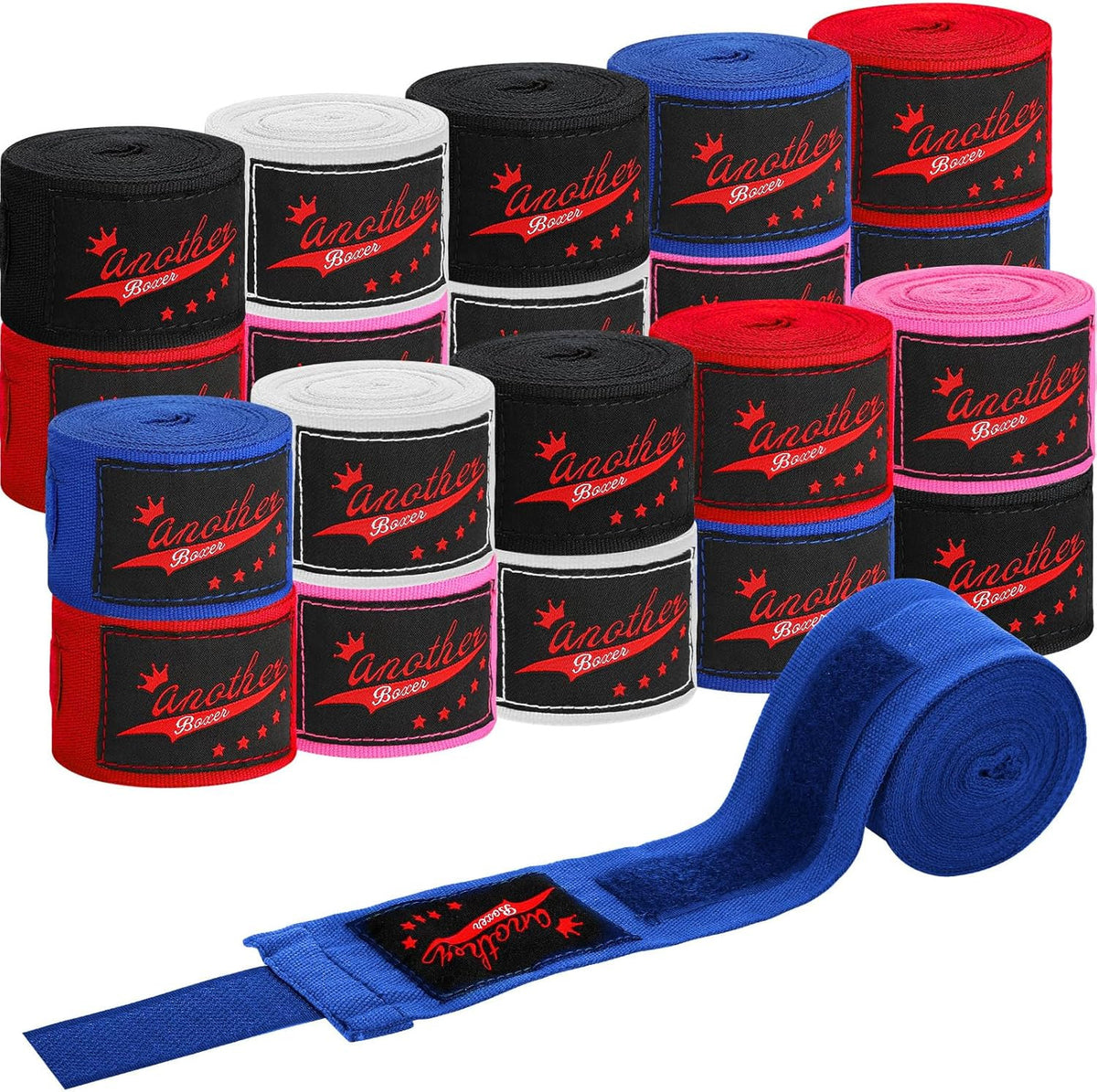 Boxing Hand Wraps 10 Pairs 180 Inches Elastic MMA Kickboxing Muay Thai Gear
