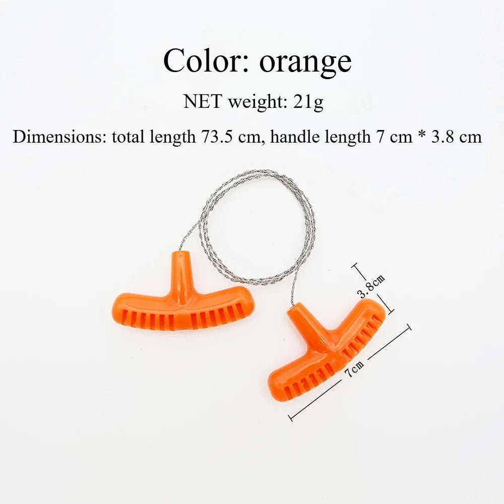 Mini Pocket Wire Saw for Camping Survival & Outdoor Emergency