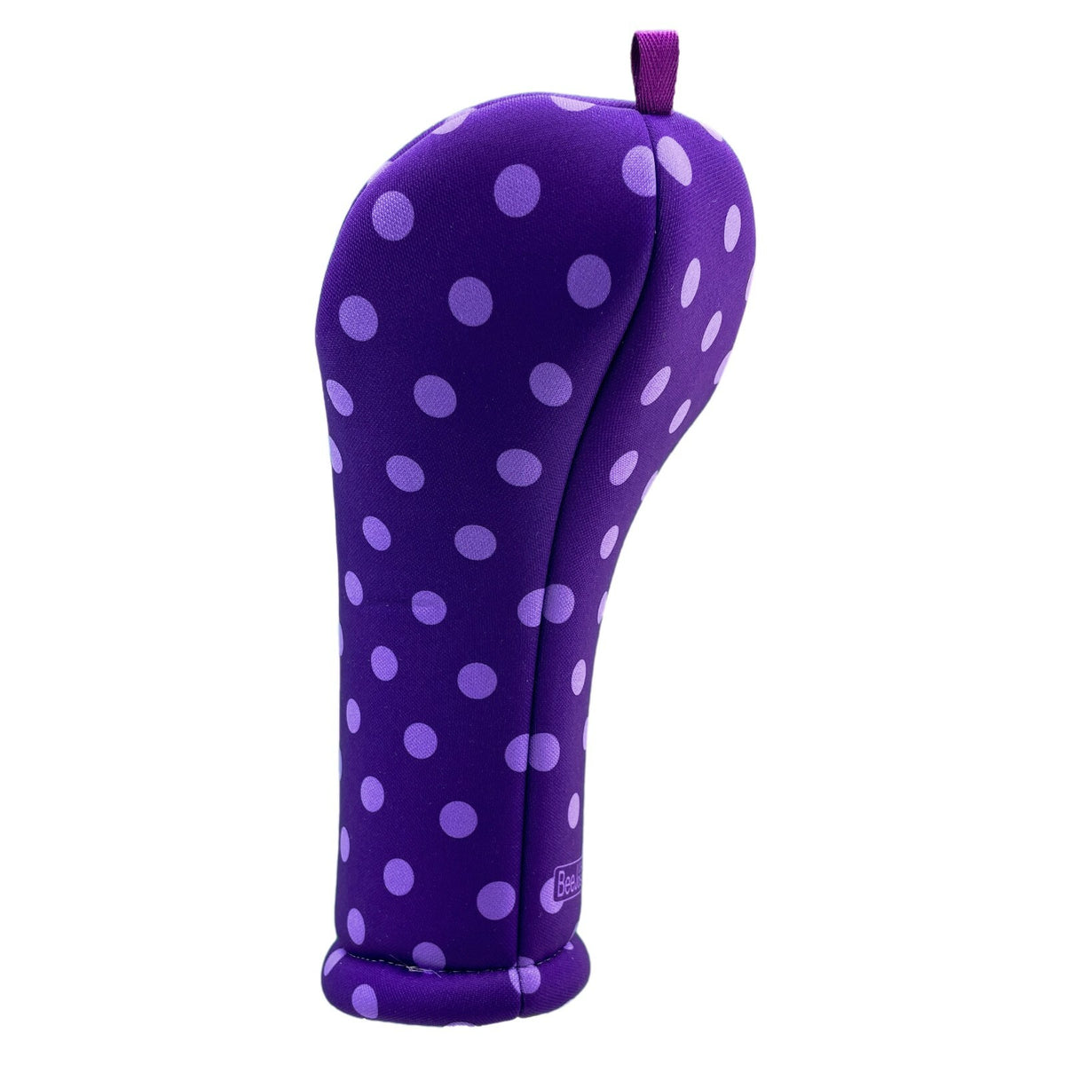Women's Golf Club Headcover with Purple Polka Dots - Multiple Sizes & Clubs