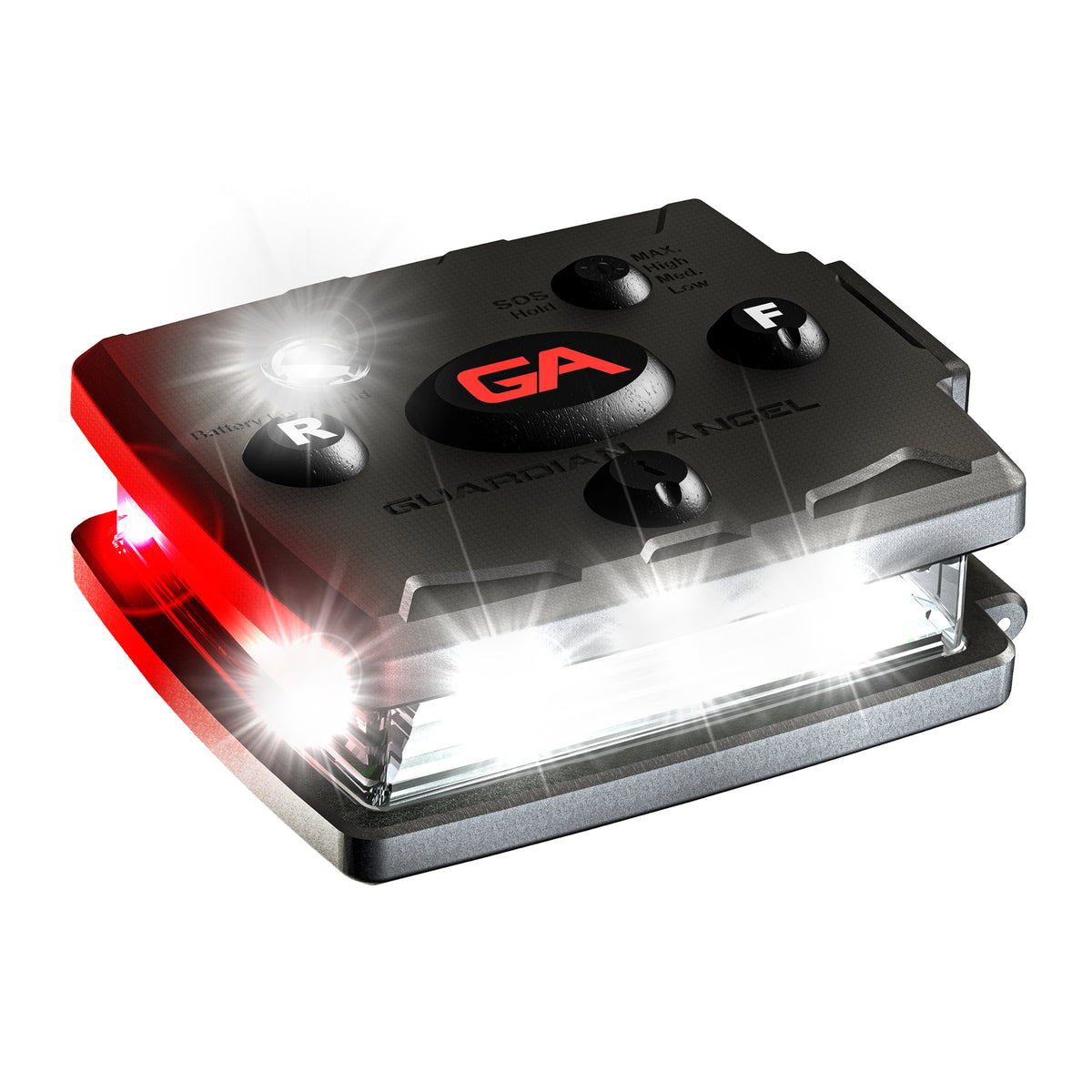 Wearable Safety Light with Long Range Visibility and Rechargeable Battery