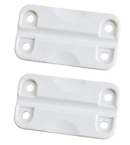 Igloo Cooler Hinges 2-Pack - Replacement White Hinges for 25-165 Qt Ice Chests