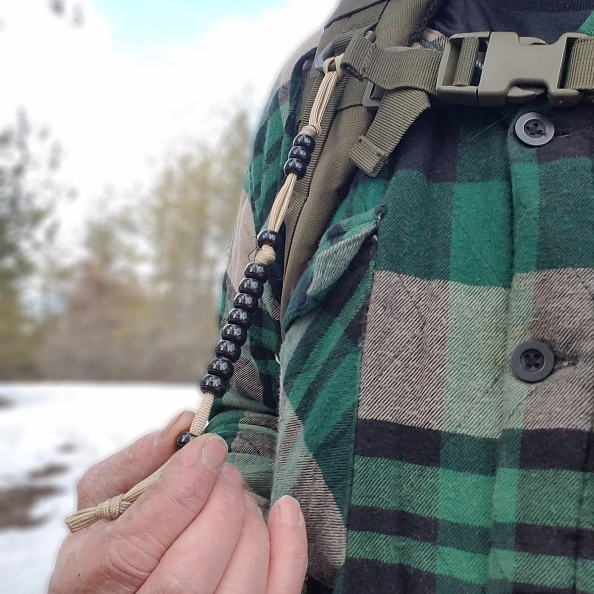 Pace Count Beads for Land Navigation and Orienteering - Made in USA