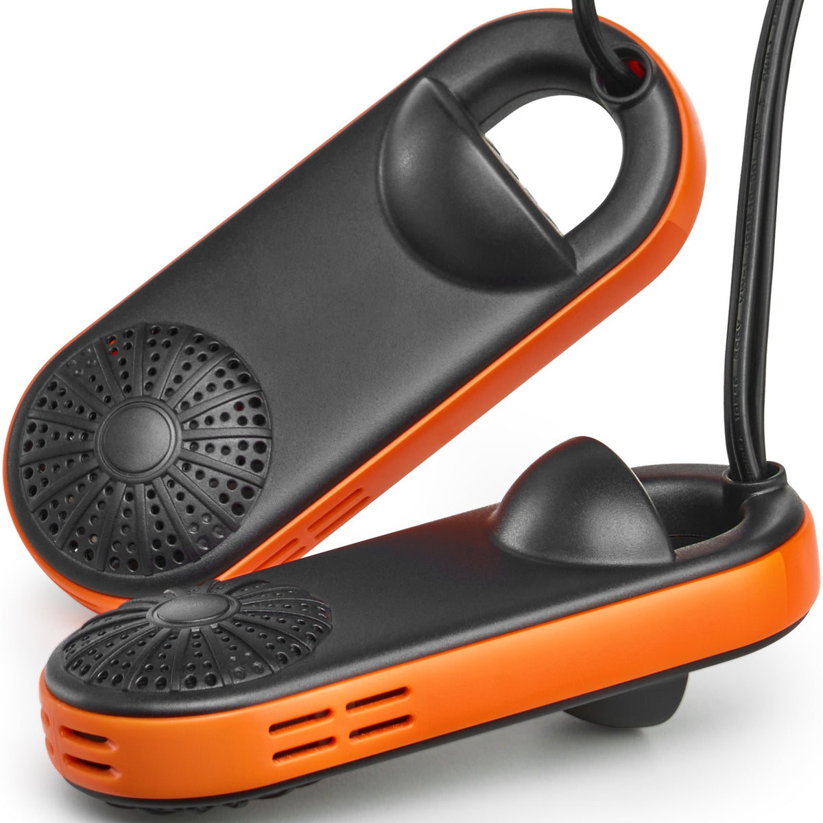 Portable Shoe Dryer Boot Dryer with Quick & Even Drying - Black & Orange