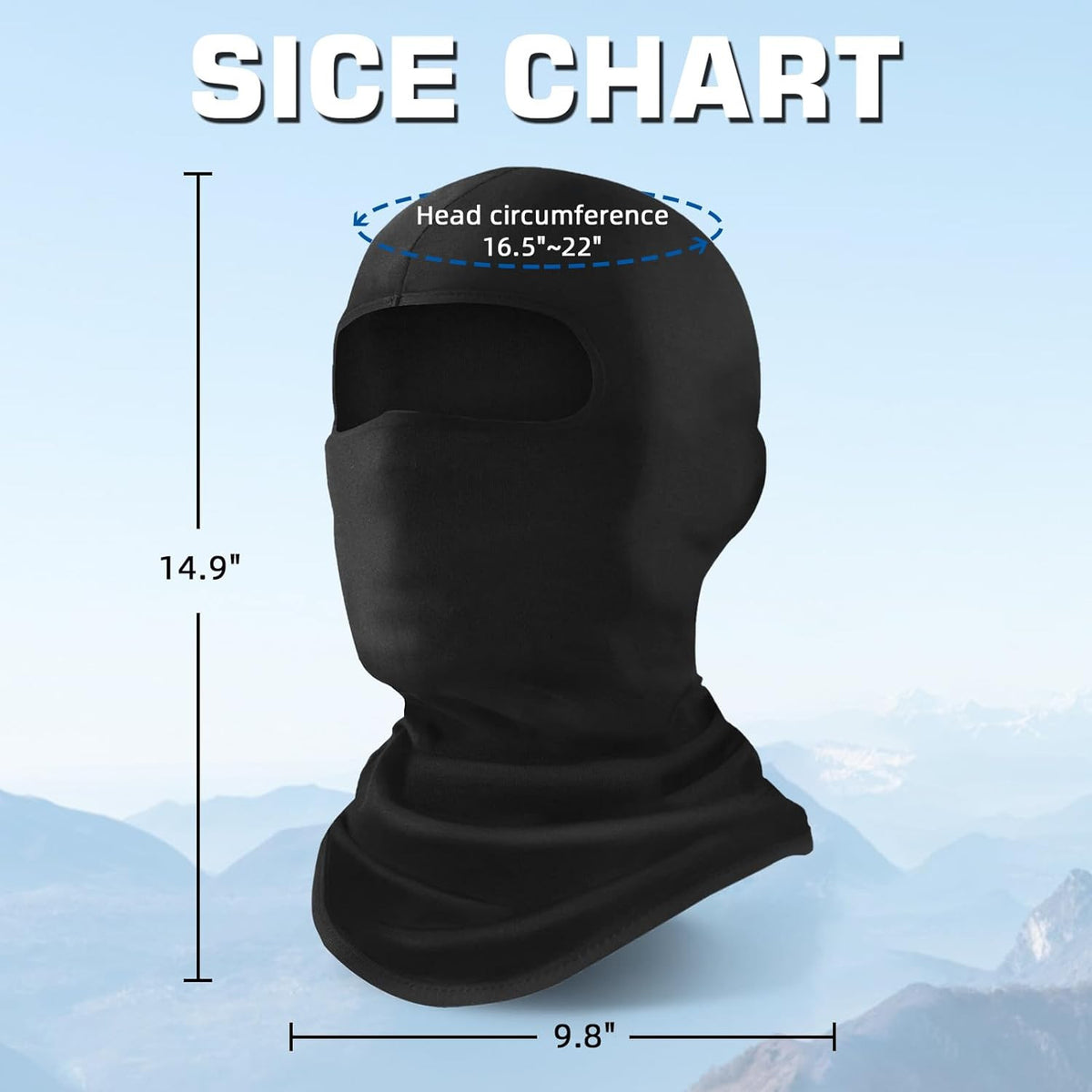 Balaclava Skull Mask for Cold Weather Motorcycle and Outdoor Sports