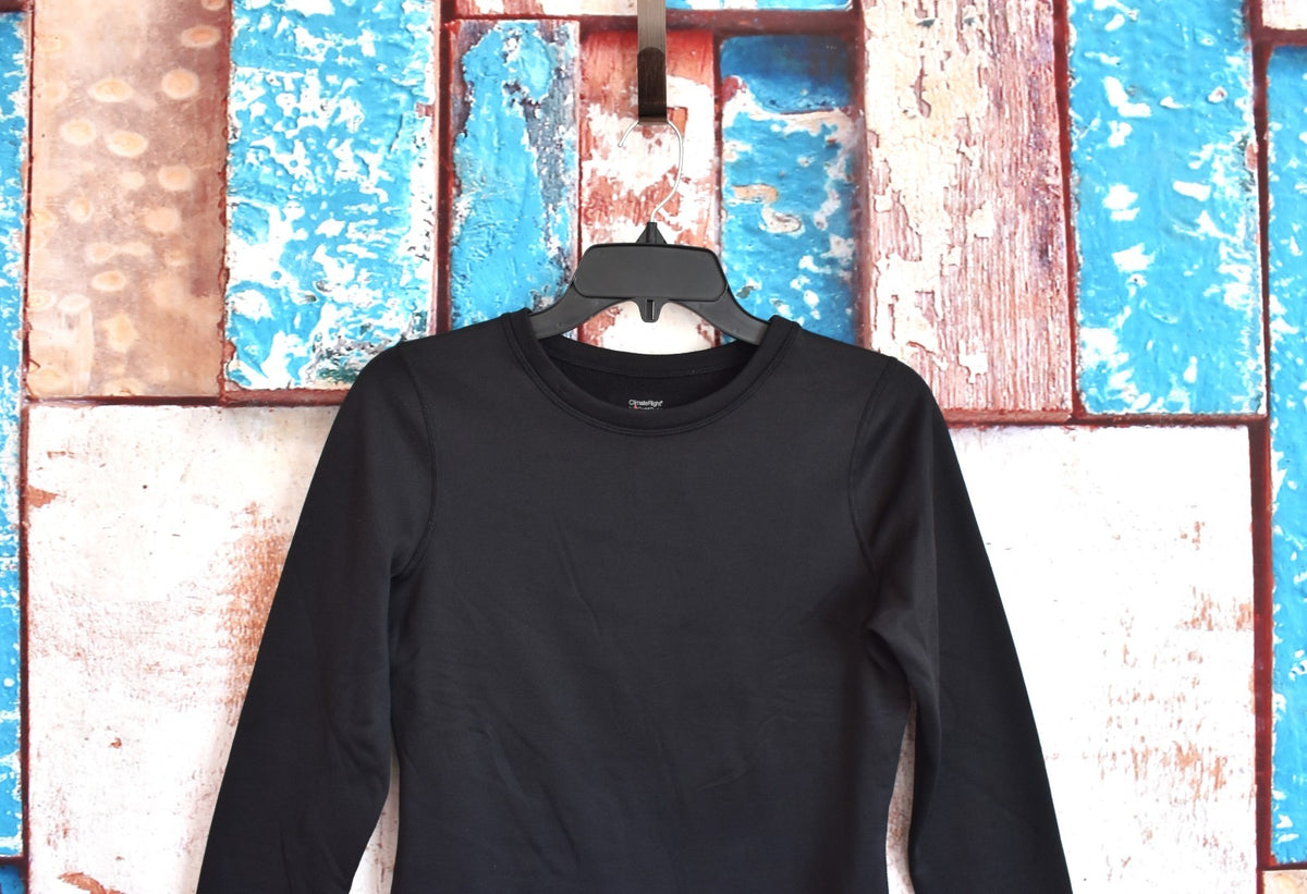 Women's Thermal Base Layer Top Crew Neck Fitted Long Sleeve Moisture Wicking