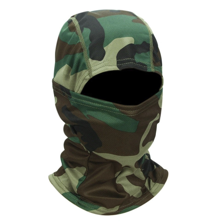 Full Face Camouflage Balaclava Mask for Outdoor Sports and Tactical Use