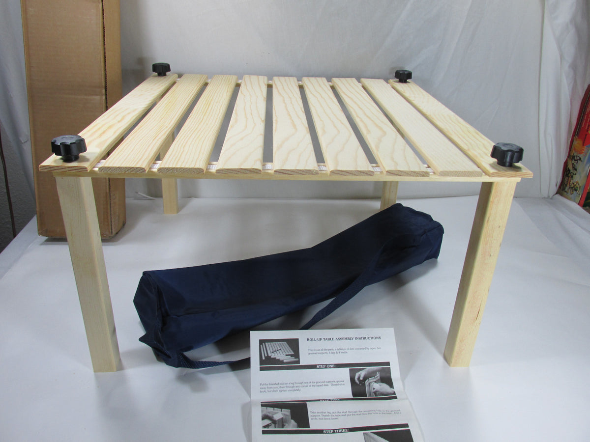 Portable Wooden Picnic Camping Table 23x23x13 Outdoor Foldable