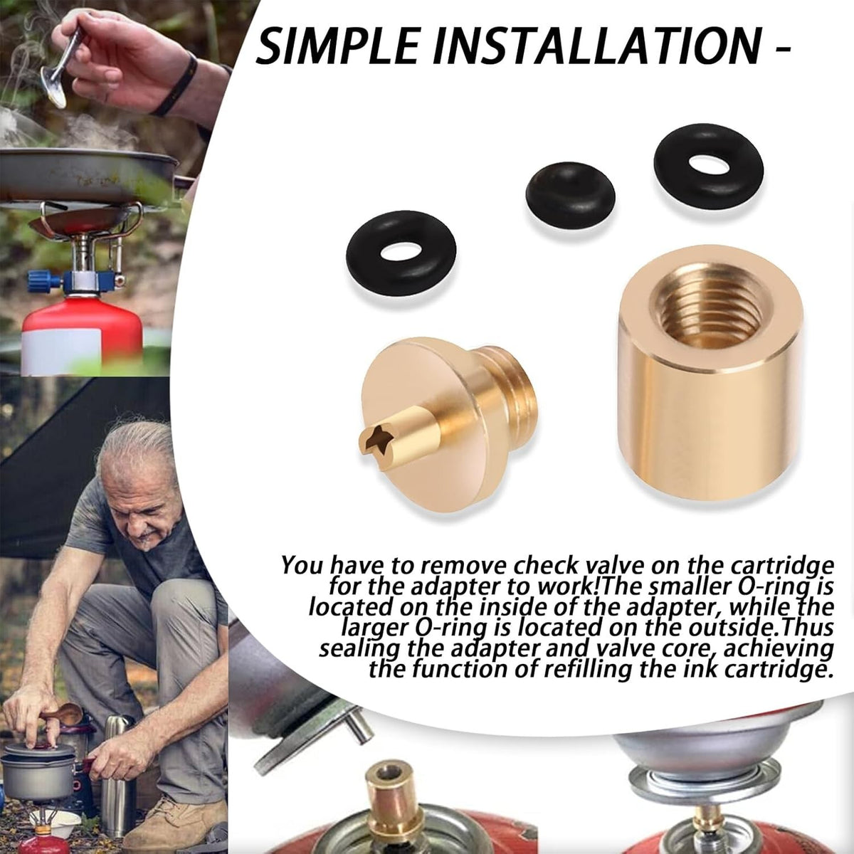 Refill Adapter for Thermacell and Babyliss Metal Cartridge
