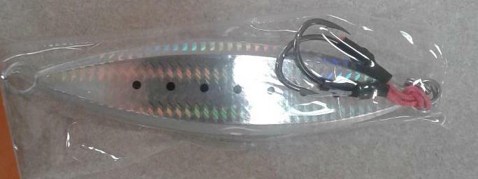 Heavy Duty Slow Pitch Jig with Double Assist Hooks - Deep Water Fishing Tackle