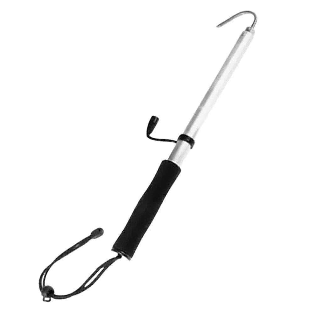 Telescopic Fishing Gaff with Wear-Resistant Handle - Stainless Steel Hook Outdoor