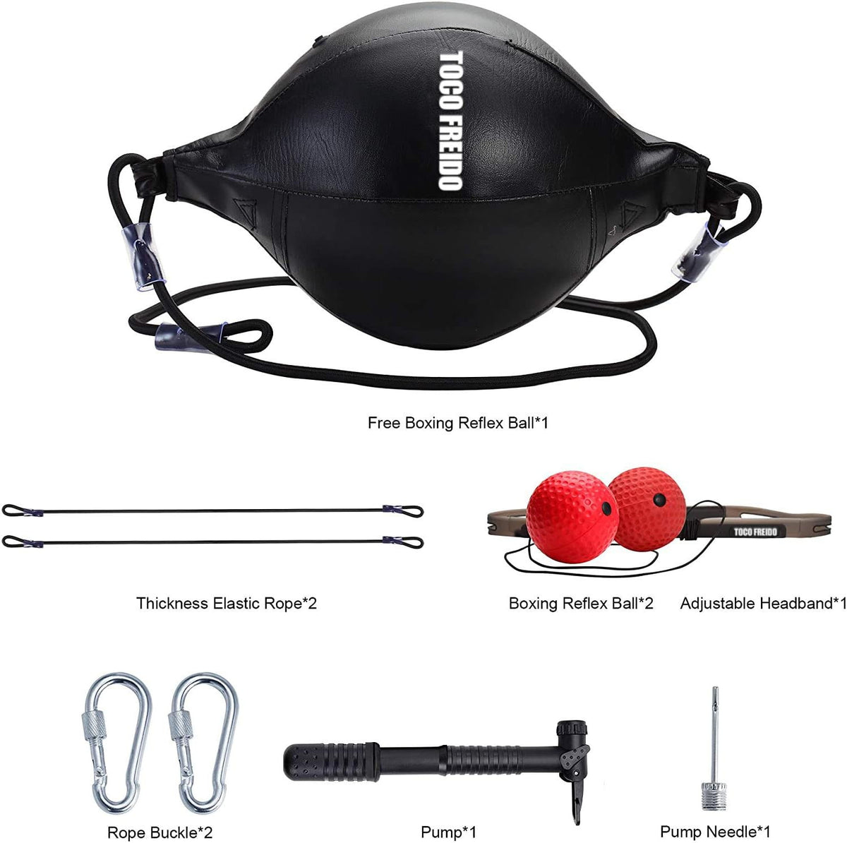 Double End Punching Ball Speed Bag Boxing Reflex Training Equipment