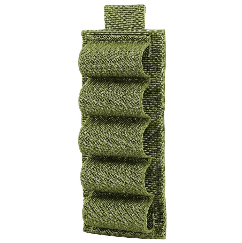 Tactical Shotgun Shell Holder 5-Round Side Saddle Carrier for 12/20 Gauge