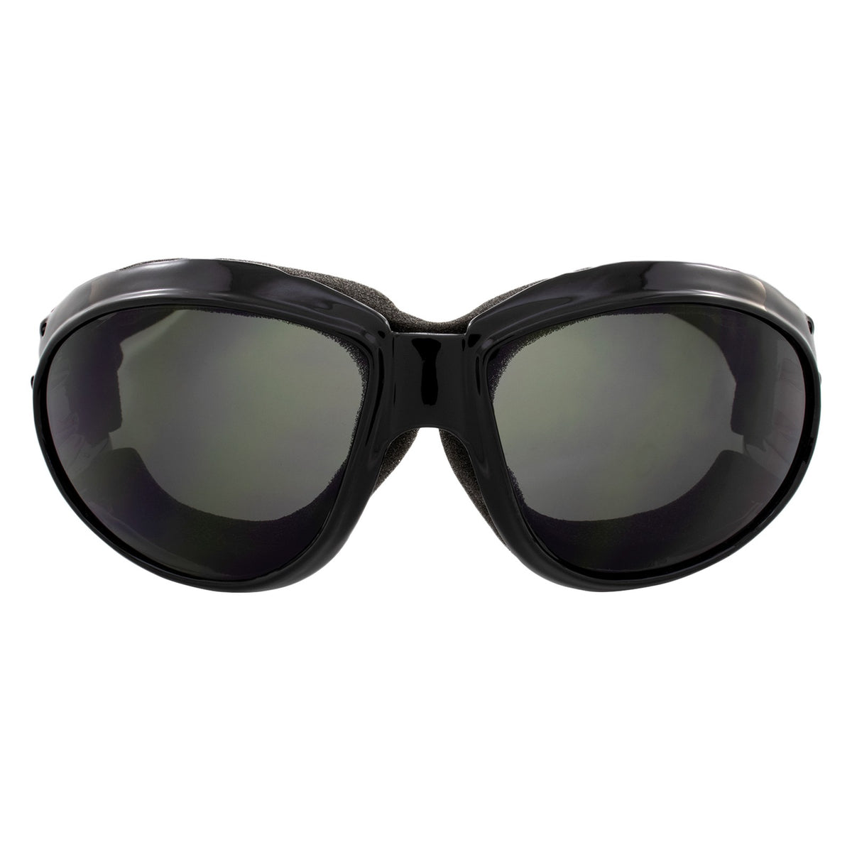 Motorcycle Riding Goggles with Smoke & Mirror Lens + Microfiber Bags