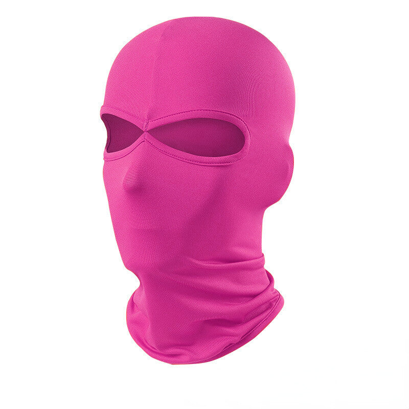Unisex Ski Face Mask with 2 Holes UV Windproof Breathable Balaclava