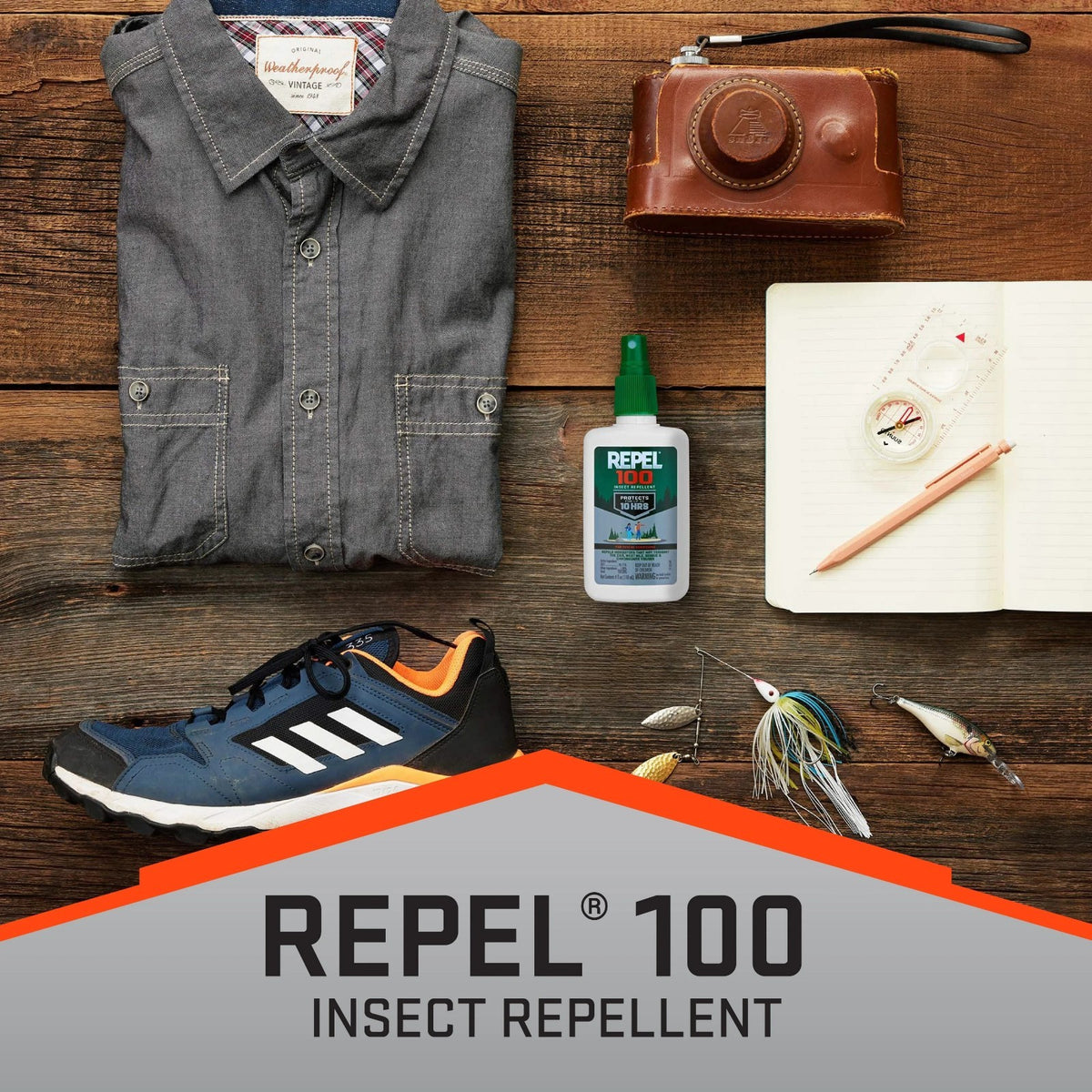 Insect Repellent Spray with DEET - 10-Hour Mosquito and Tick Protection, 4oz Pack of 2