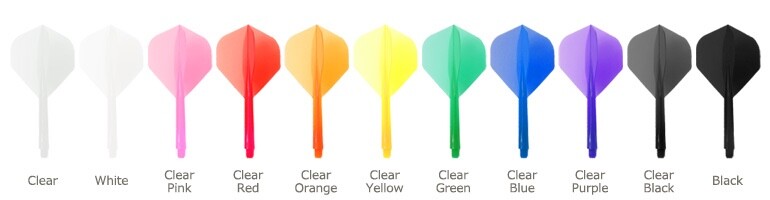 Condor Zero Stress Flights - Short Length Clear Darts Flights (S ESL) Set