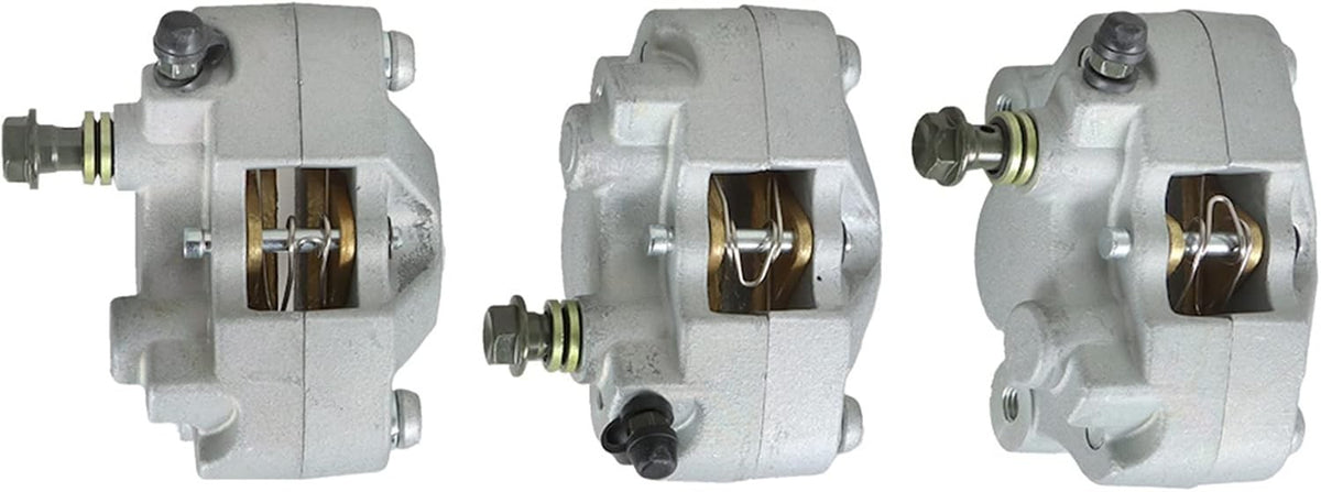 Front Rear Brake Calipers with Pads Replacement for ArcticCat ATVs 250 375 400 300