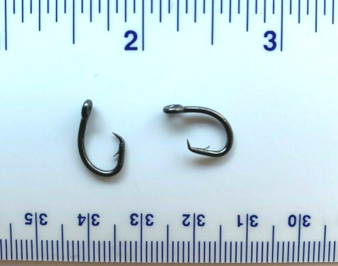 100 Pack Offset Circle Hooks Size 10 - 4X Strength Fishing Hooks