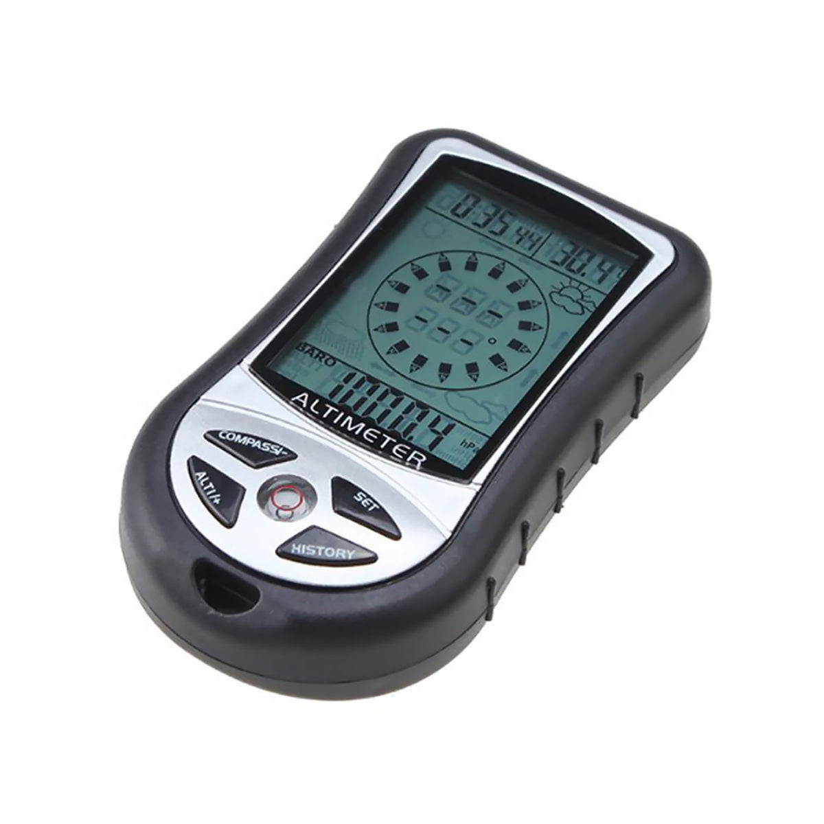 Digital Hiking Altimeter Compass Barometer Thermometer Watch 8-in-1 Outdoor Tool