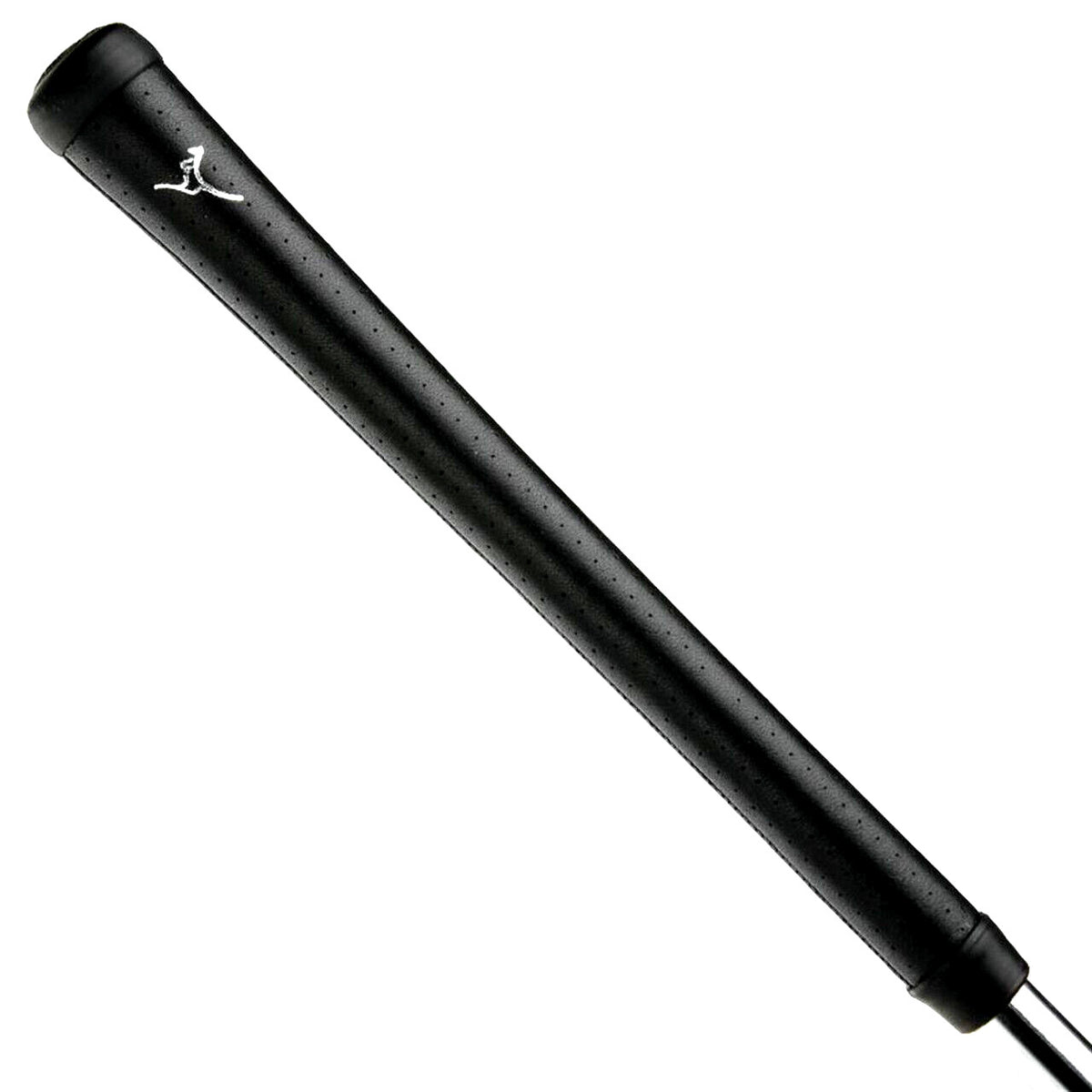 Leather Golf Club Grips - Standard & Midsize, Black & Red, Durable & Comfortable