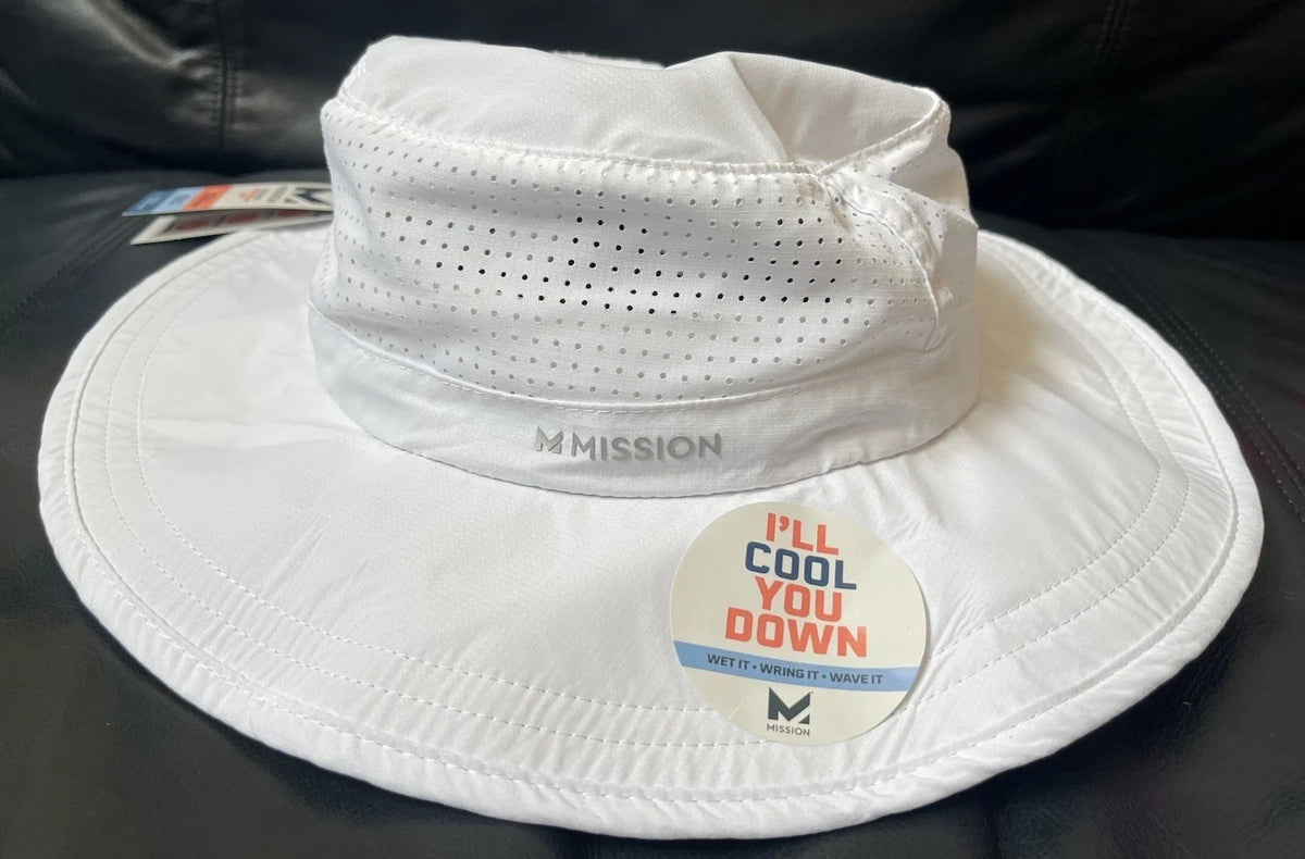 Adult Boonie Hat with UPF50 Sun Protection - Cooling Cloud White
