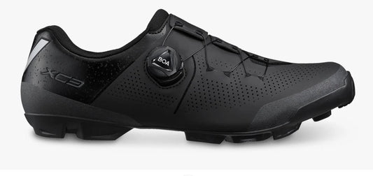 Wide Fit Mountain Cycling Shoes - Off-Road SPD Compatible, Black