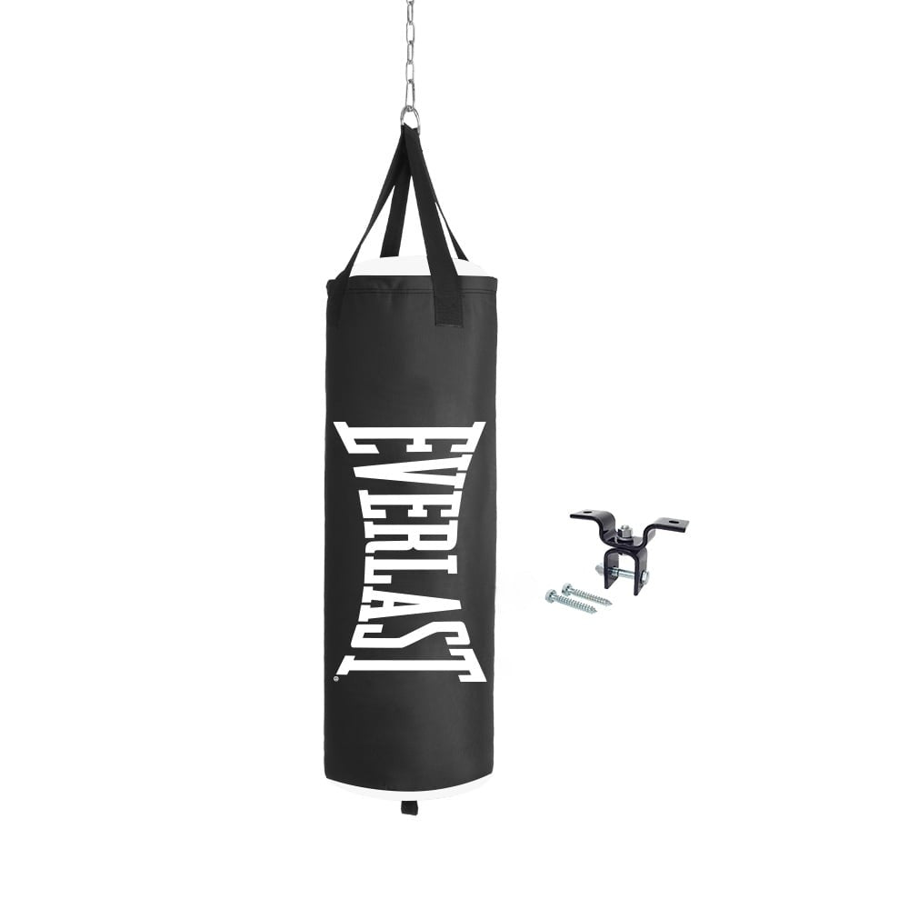 70 lb Heavy Punching Bag Kit for Boxing & MMA Training with Steel Hanger