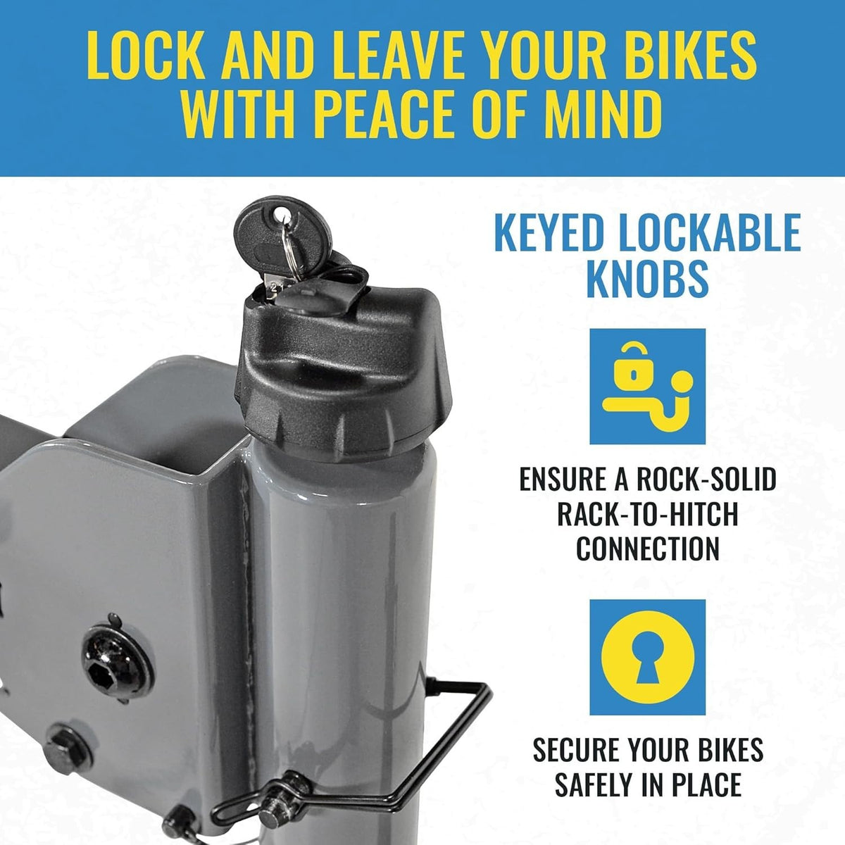 2-Bike Hitch Mount Carrier Steel Rack for 2