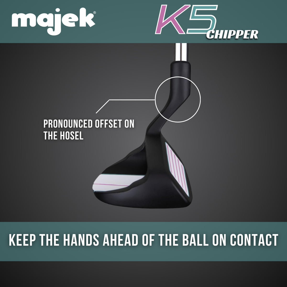 Golf Chipper 37 Degree Loft for Short & Bump & Run Shots - Ladies Petite
