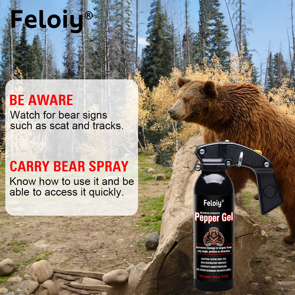 Maximum Strength Pepper Gel Self Defense Spray 16 oz - Powerful Personal Safety