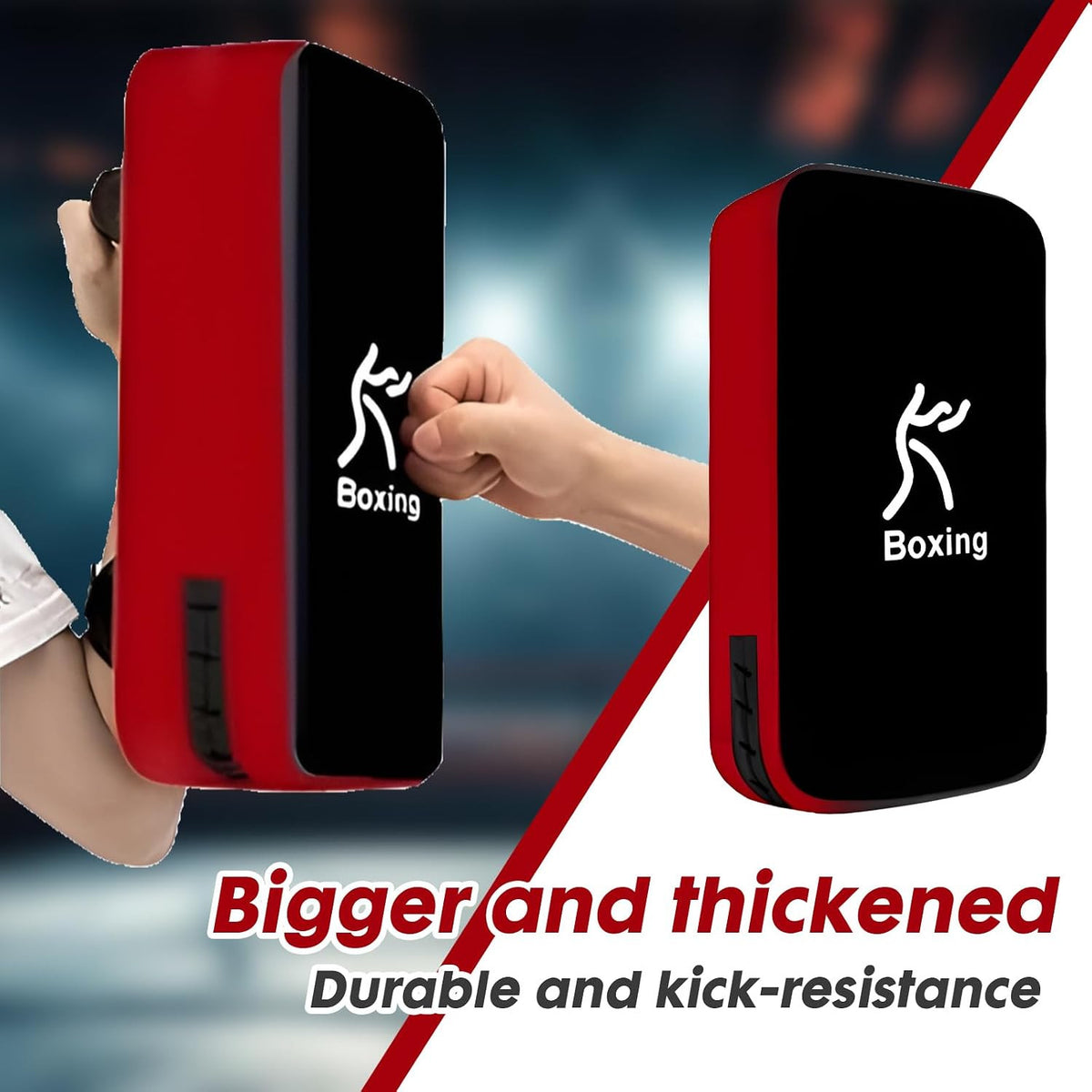 Punching Strike Shield Pad for Boxing, Karate & MMA Training - Adjustable 15.75in x 7.87in
