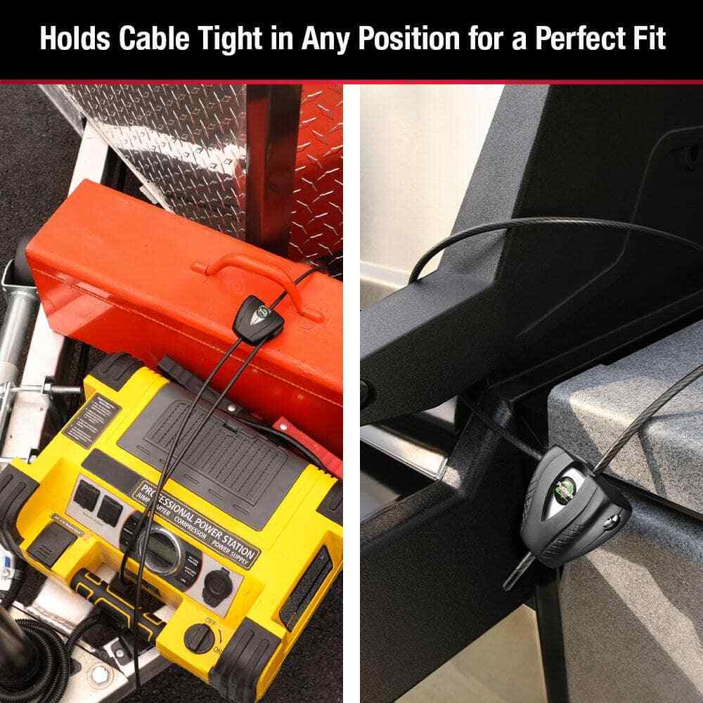 Adjustable Steel Cable Lock for Trail Cameras Outdoor Security 6ft