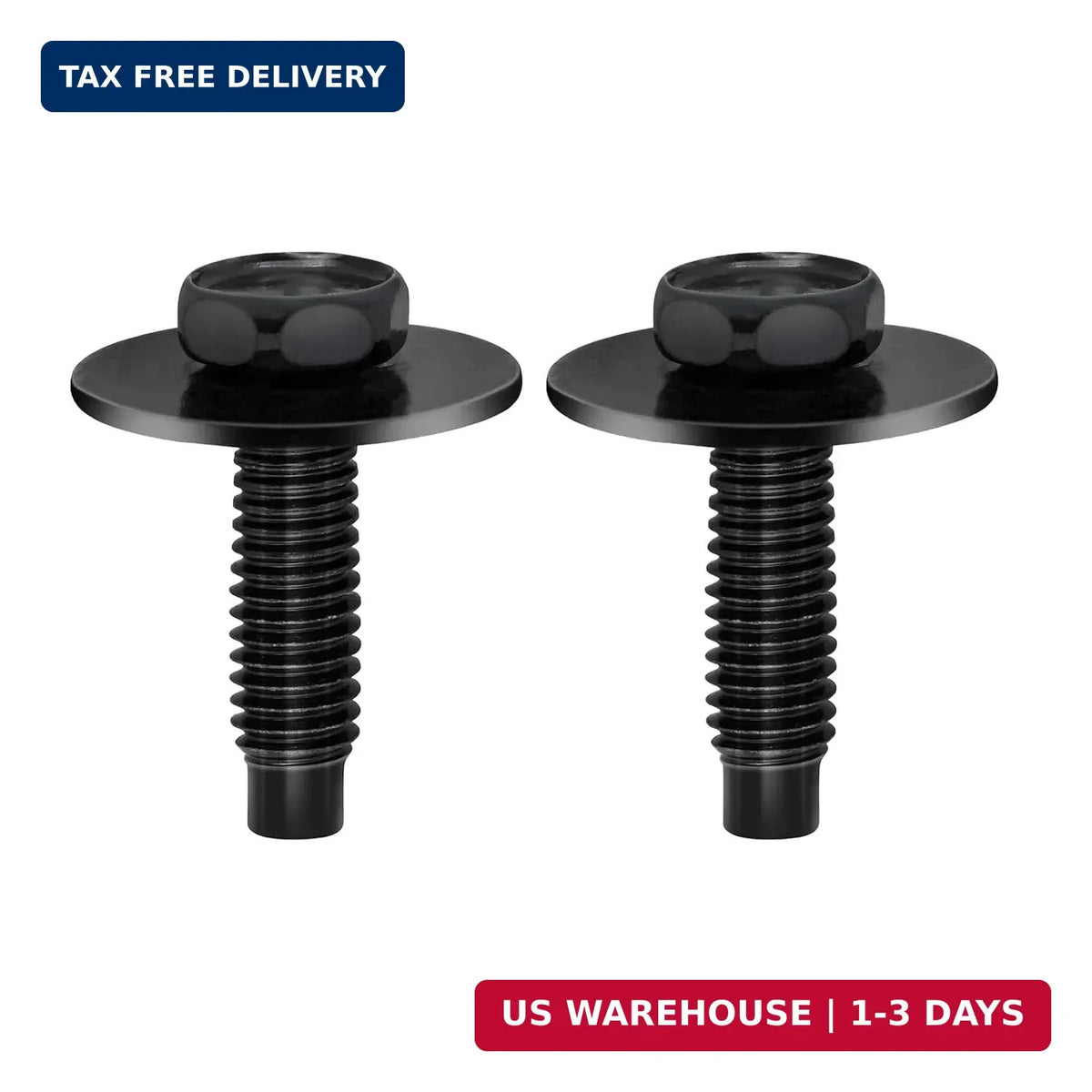 20 Pcs Hex Head Engine Splash Shield Bolts for Car Underbody Protection