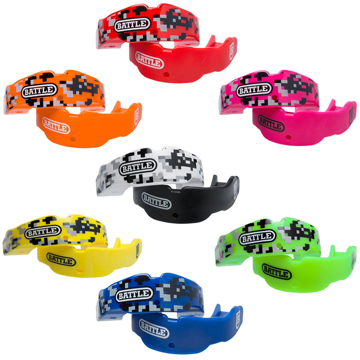 Adult Camo Mouthguard 2-Pack with Straps for Sports Protection